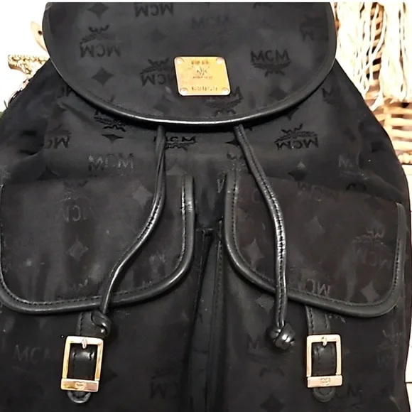 MCM ECU MONOGRAM BACKPACK made in Germany MCM Aren Visetos Logo Monogram Medium Backpack | eBay main image 3